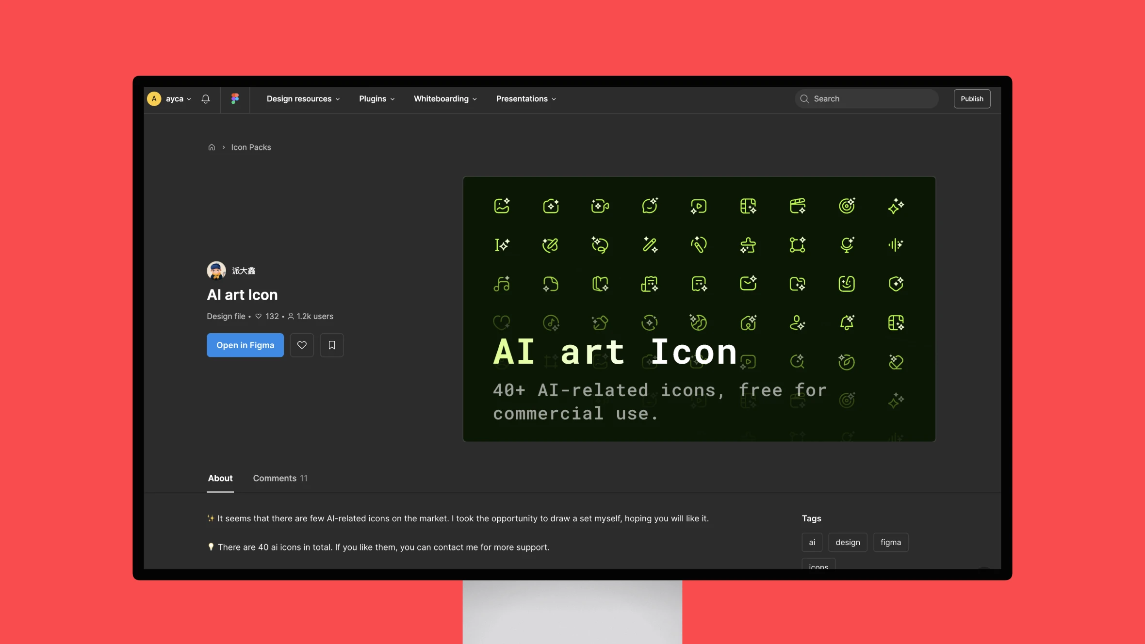 AI art Icon – 40+ AI-related icons, free for commercial use