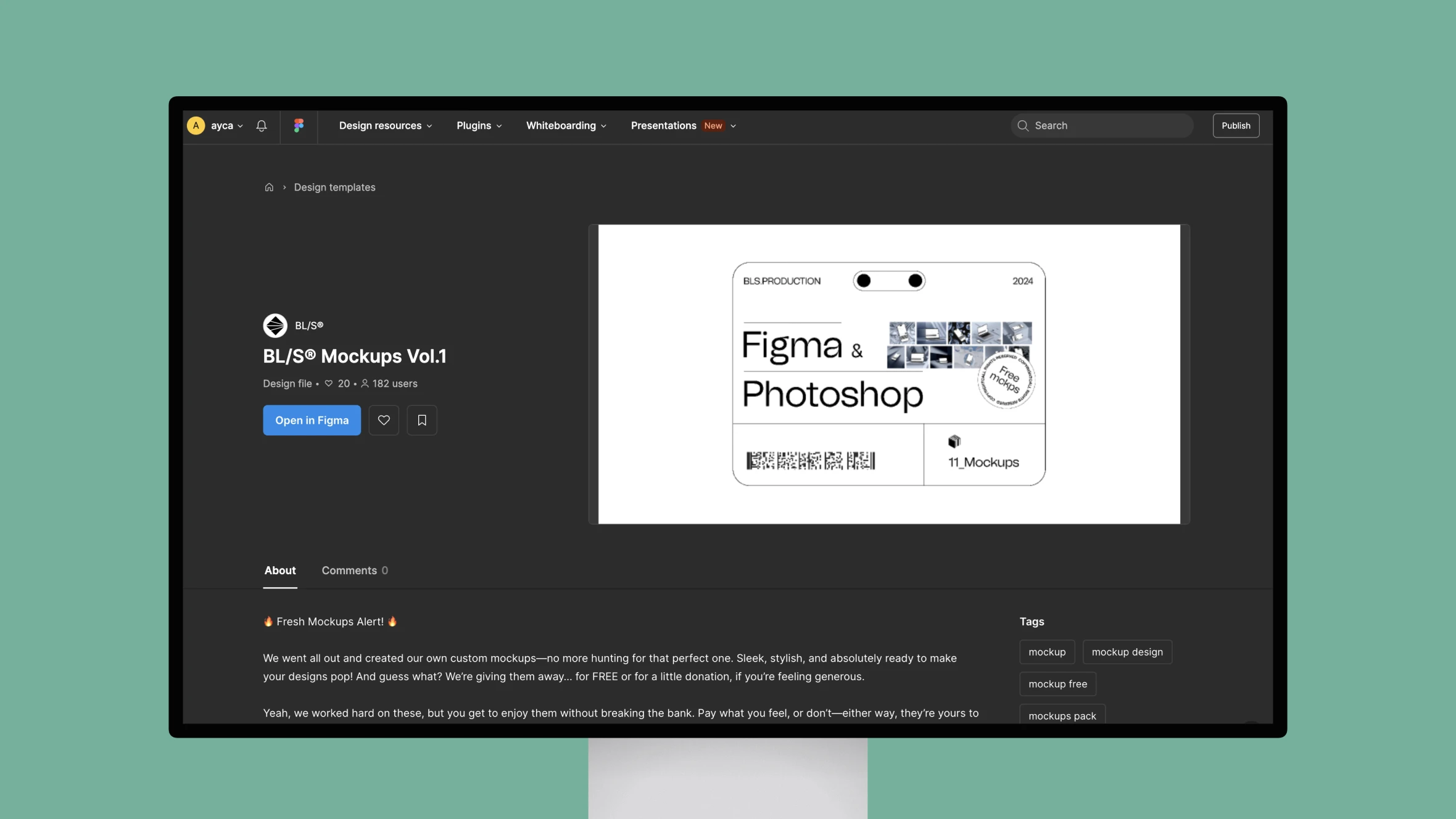 BL/SO Mockups Vol.1 on design website interface