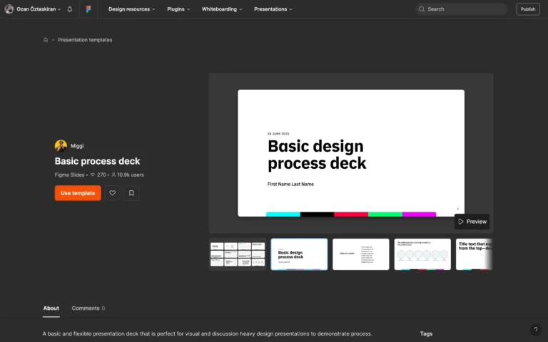 Basic process deck