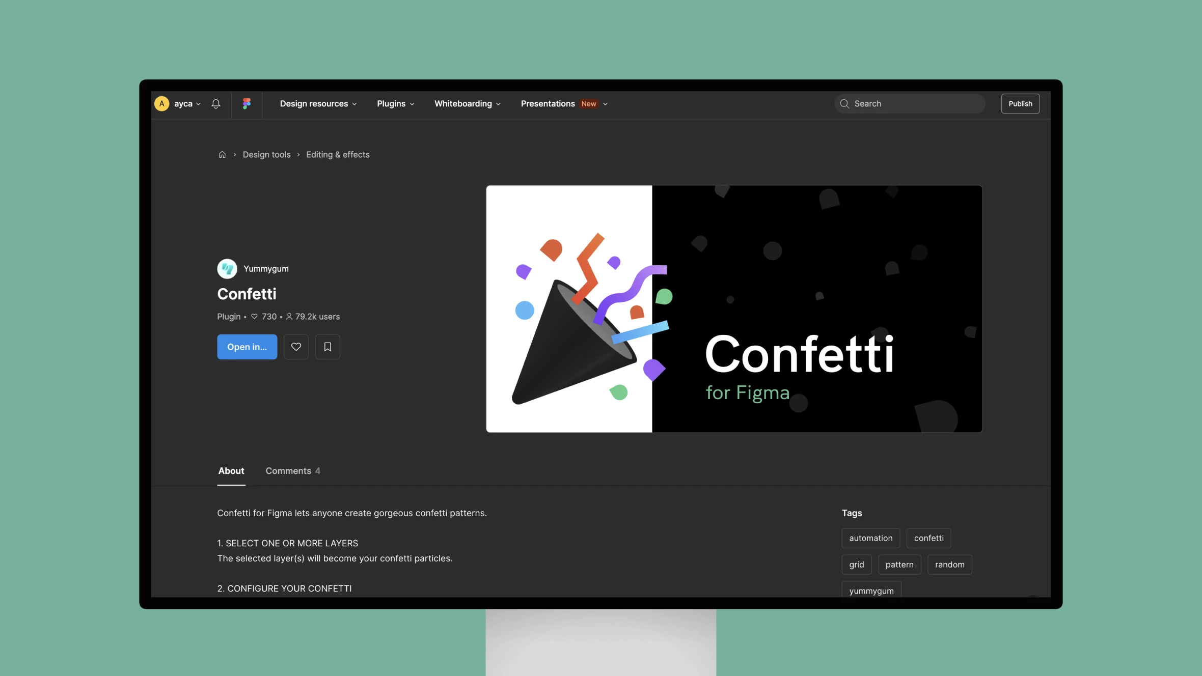 Confetti – Create gorgeous confetti patterns