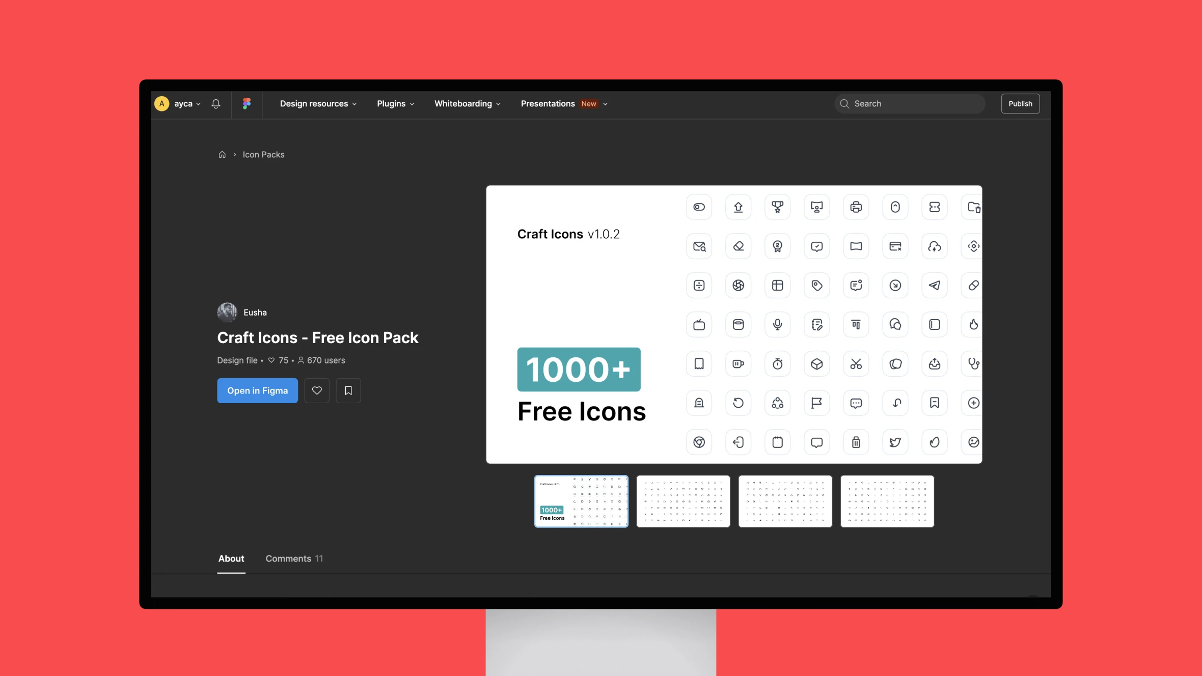 Craft Icons – Free Icon Pack