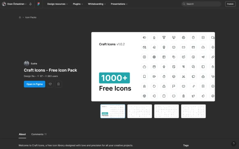 Craft Icons – Free Icon Pack