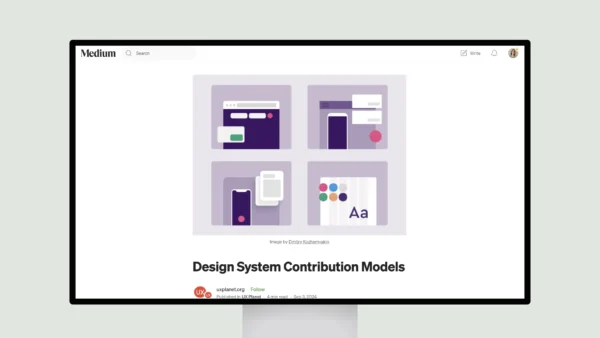 Design System Contribution Models