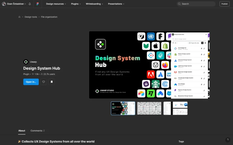 Design System Hub – UX design systems from all over the world