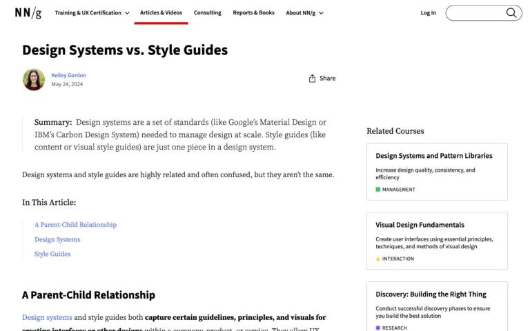 Design Systems vs. Style Guides