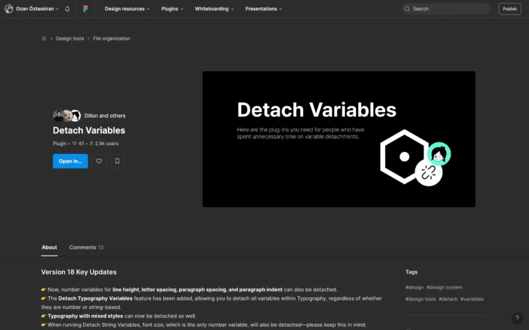 Detach Variables