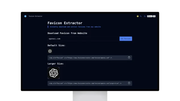 Favicon Extractor – Download and extract favicons from any website