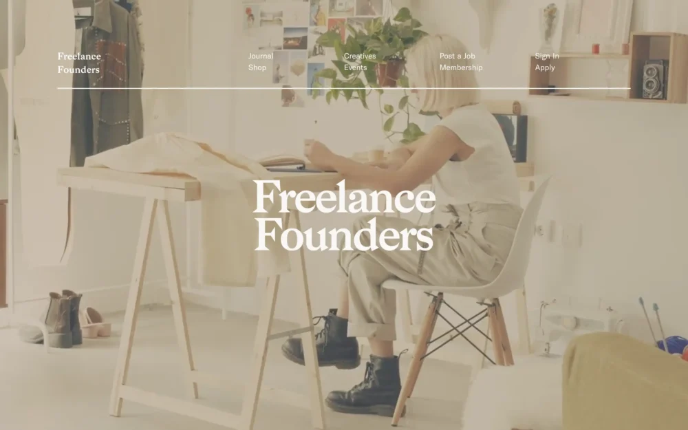 Freelance Founders – Private membership network for creative professionals