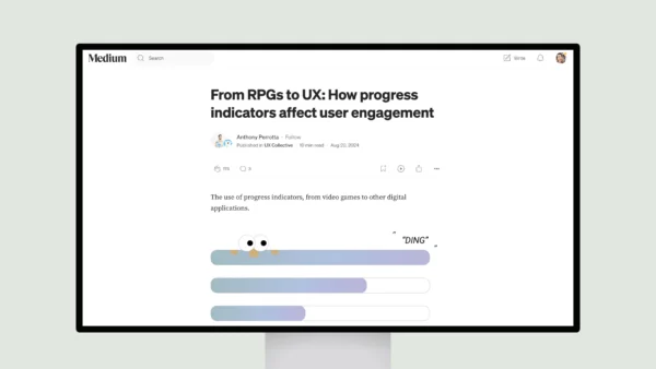 From RPGs to UX: How progress indicators affect user engagement