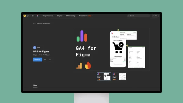 GA4 for Figma – Streamline your event tracking