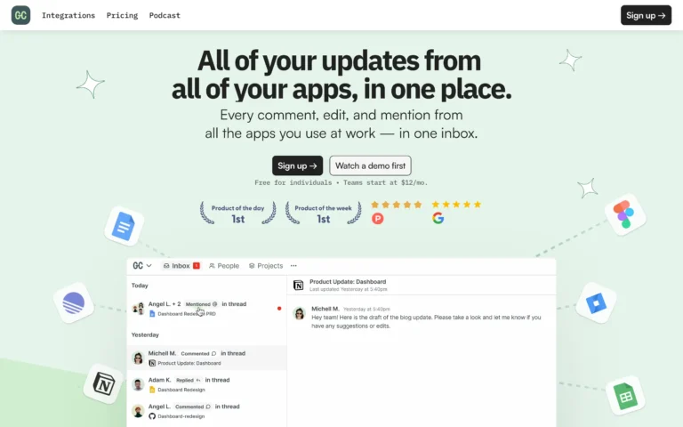 General Collaboration – One inbox for all your work discussions