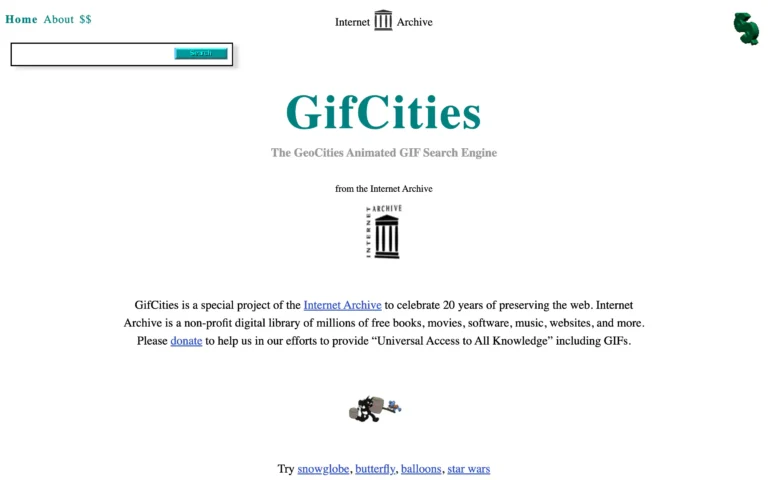 GifCities – The GeoCities Animated GIF Search Engine