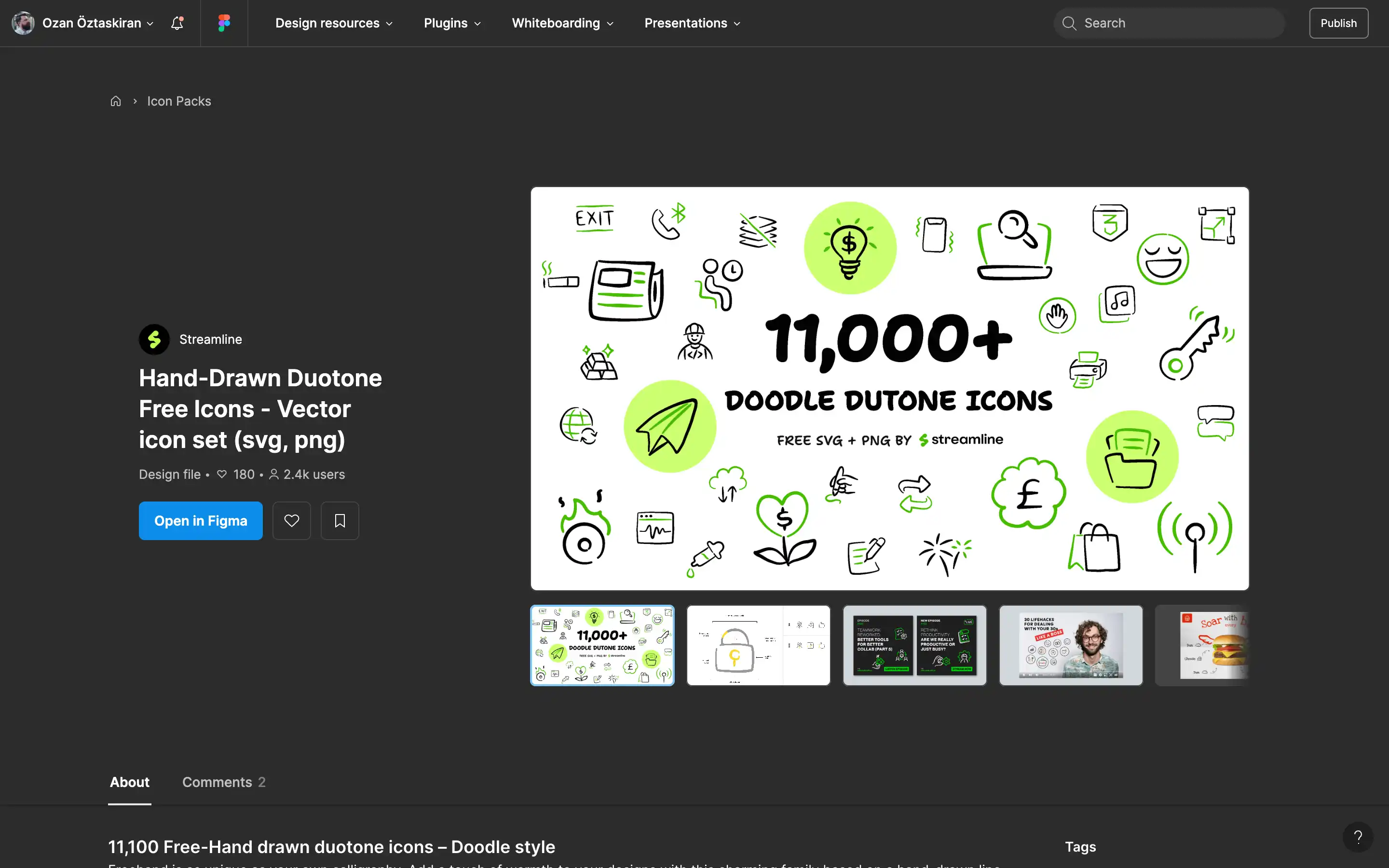 11,000+ hand-drawn duotone icons by Streamline