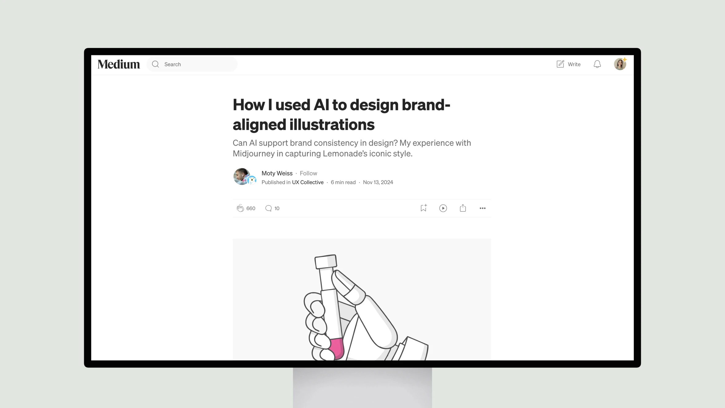 How I used AI to design brand-aligned illustrations