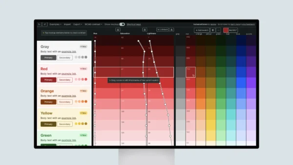 Inclusive Colors – WCAG accessible color palette creator