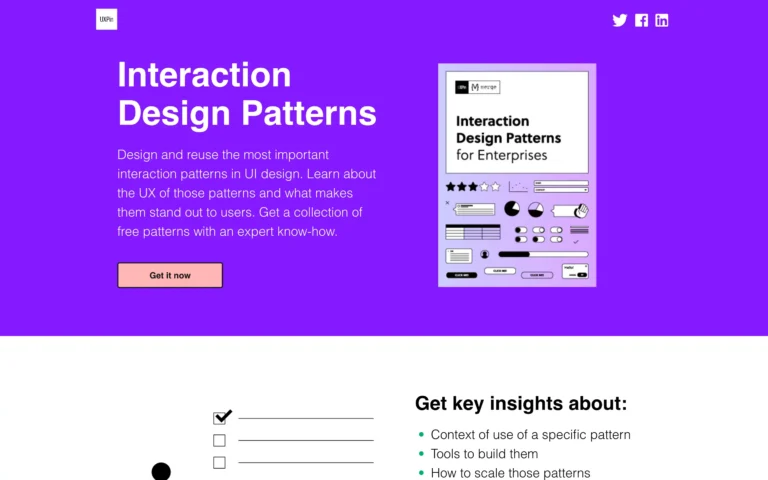 Interaction Design Patterns