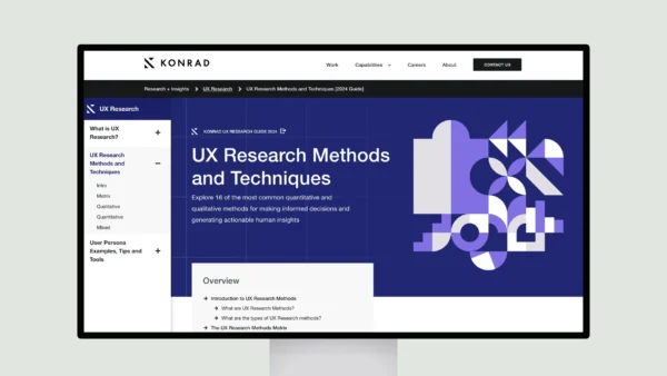 Konrad – UX Research Methods and Techniques [2024 Guide]