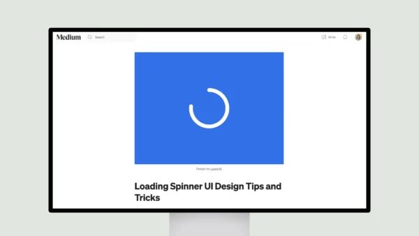 Loading Spinner UI Design Tips and Tricks