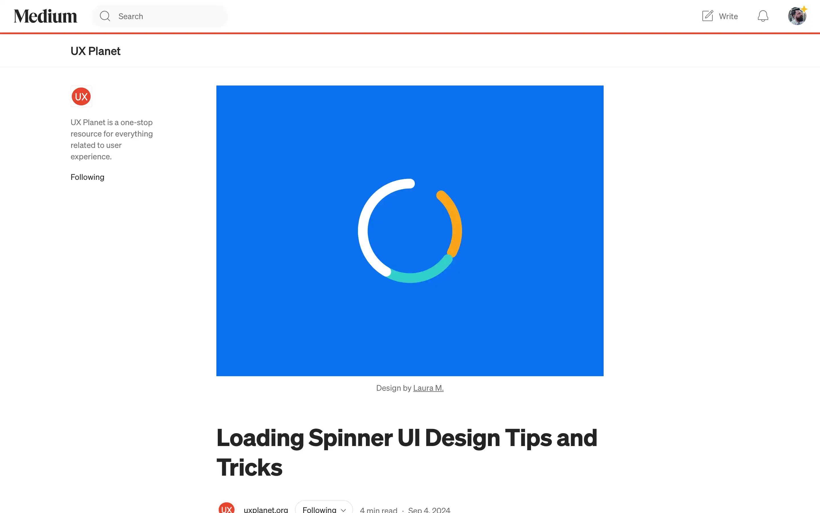 Tips for effective UI loading spinner design.