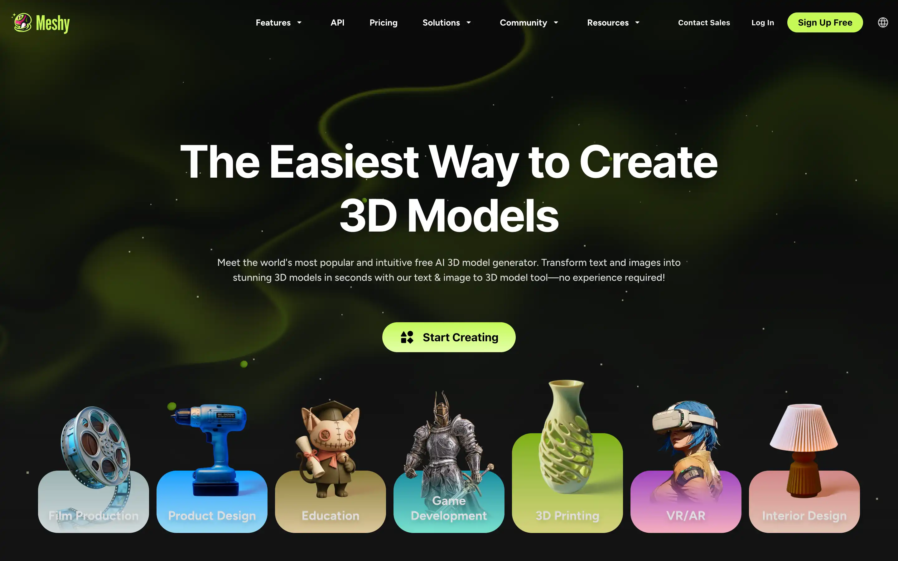 Create 3D models easily with Meshy platform