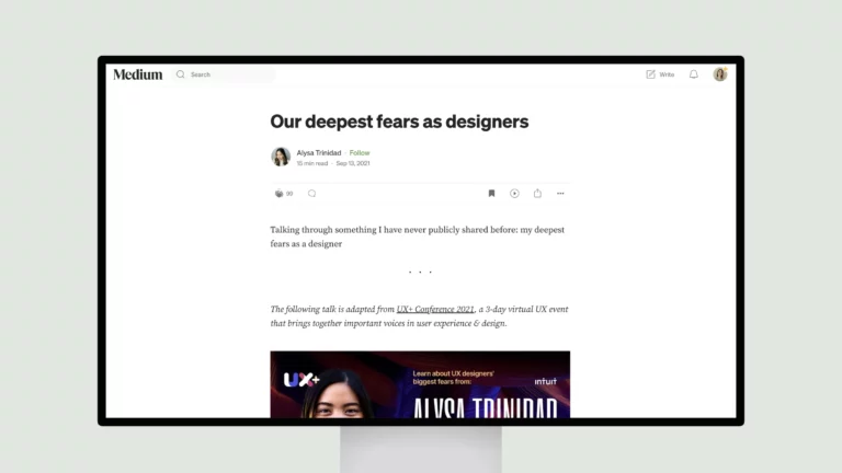 Our deepest fears as designers