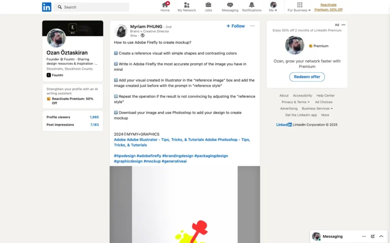 How to use Adobe Firefly to create mockup?