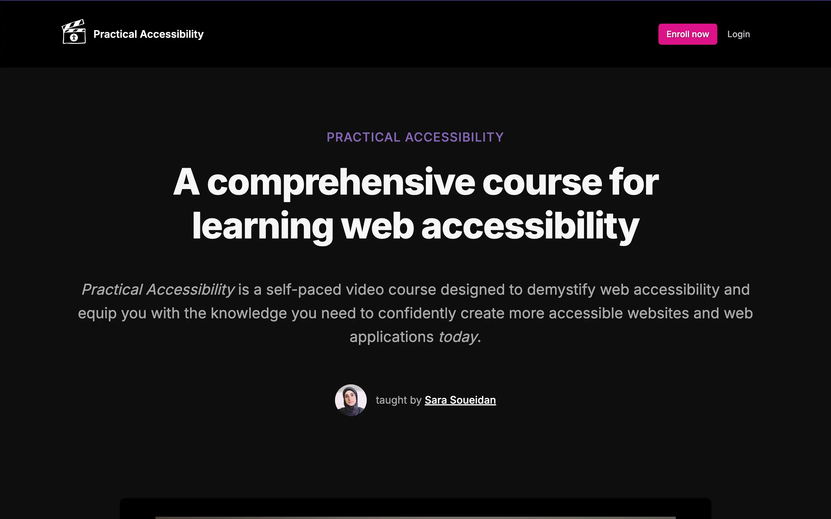 Comprehensive web accessibility course cover image