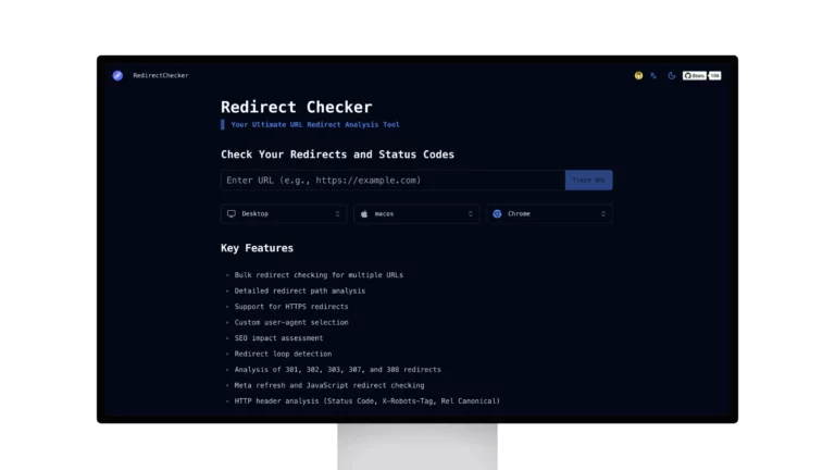 Redirect Checker – Your Ultimate URL Redirect Analysis Tool