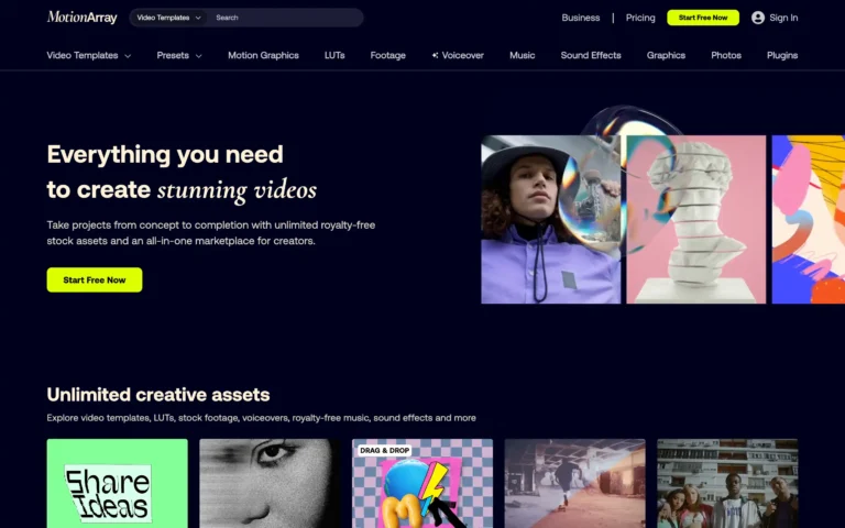 Motion Array – The All-in-One Video Filmmakers Platform