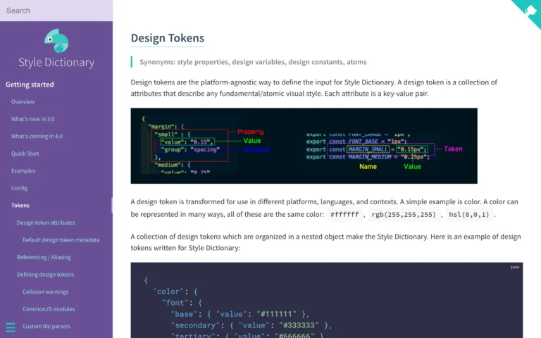 Style Dictionary – Design Tokens