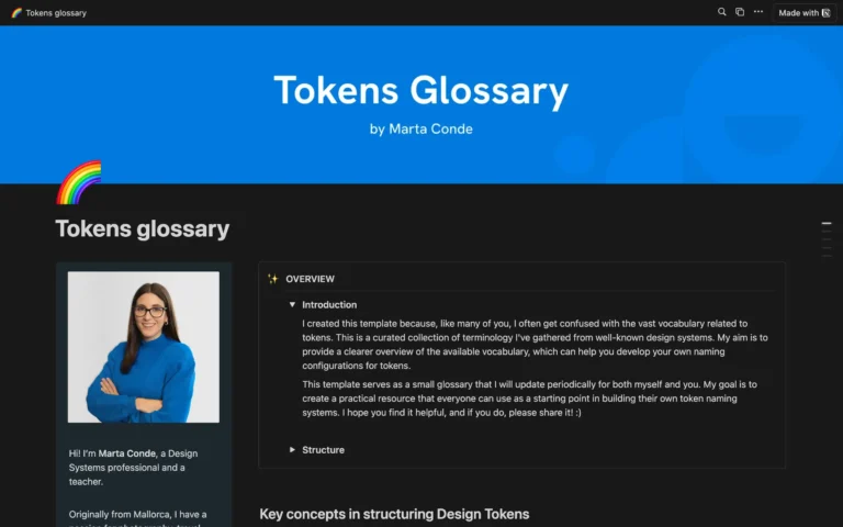 Tokens glossary – Key concepts in structuring Design Tokens