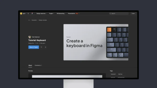 Create a keyboard in Figma