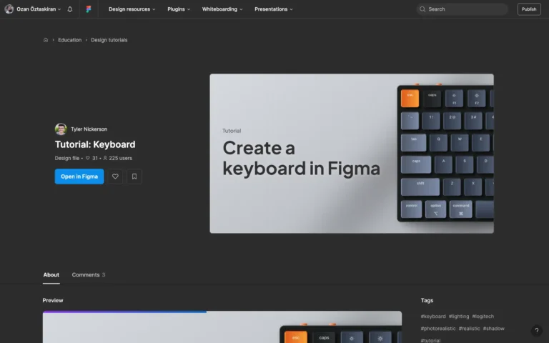 Create a keyboard in Figma