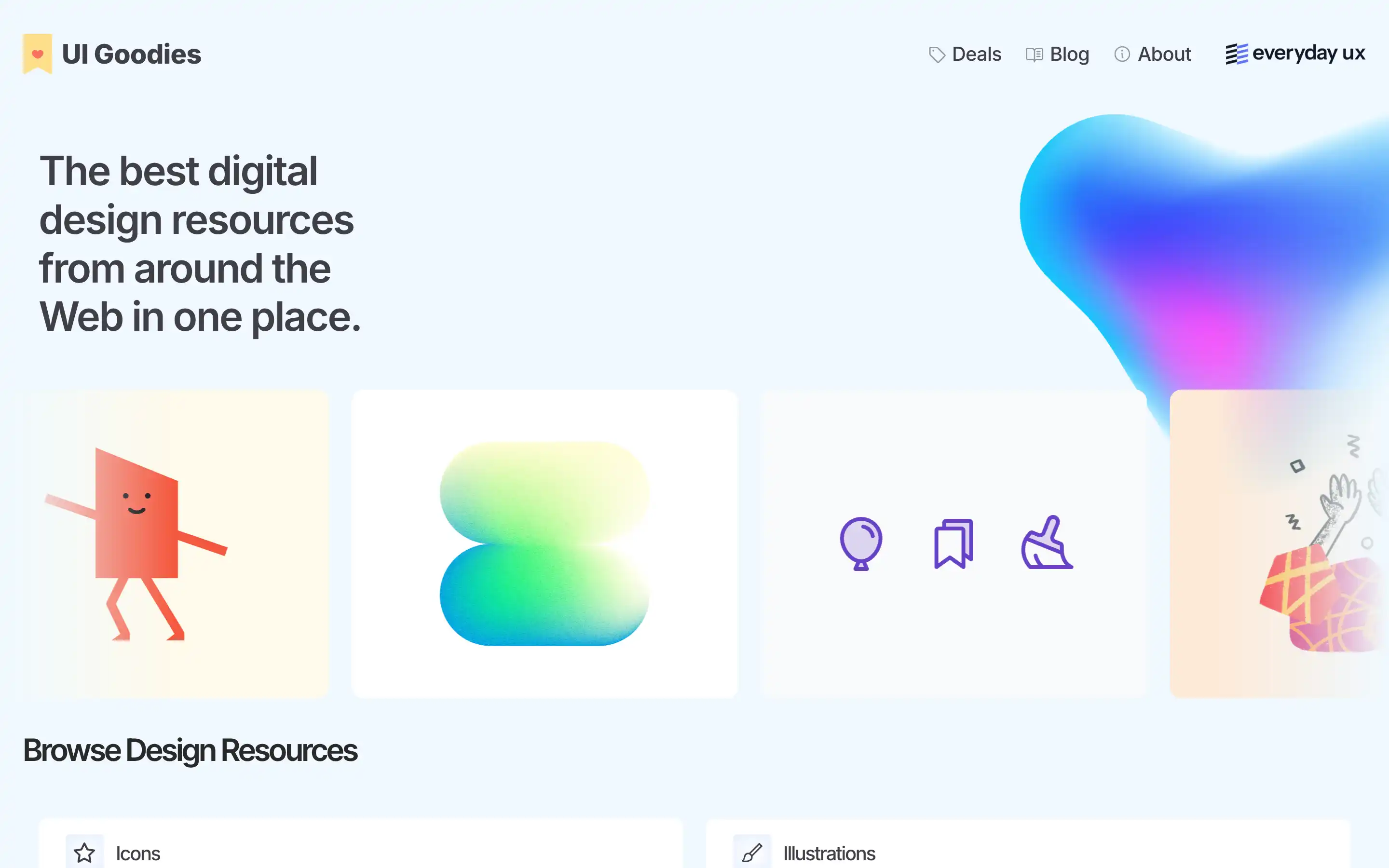 UI Goodies: Digital design resources online platform