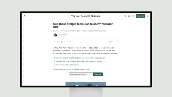 Use these simple formulas to show research ROI