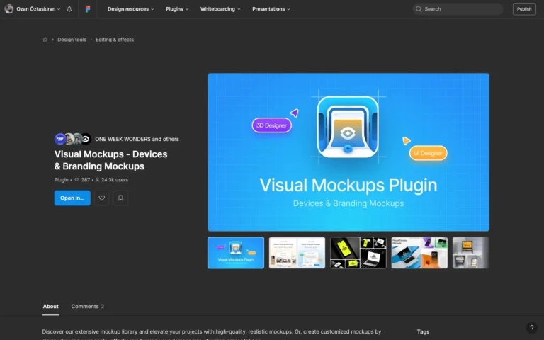 Visual Mockups – Devices & Branding Mockups