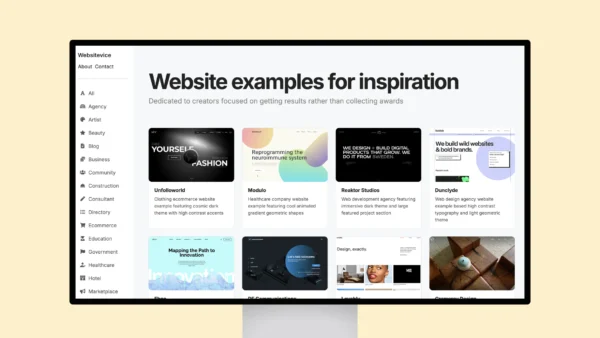 Website Design Examples for Inspiration on Websitevice