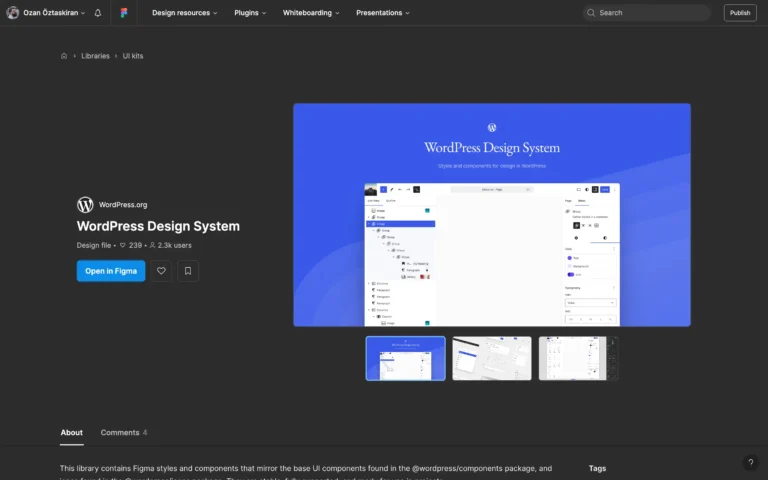 WordPress Design System
