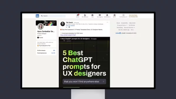 5 ChatGPT Prompt Templates for UX Designers [FREE]