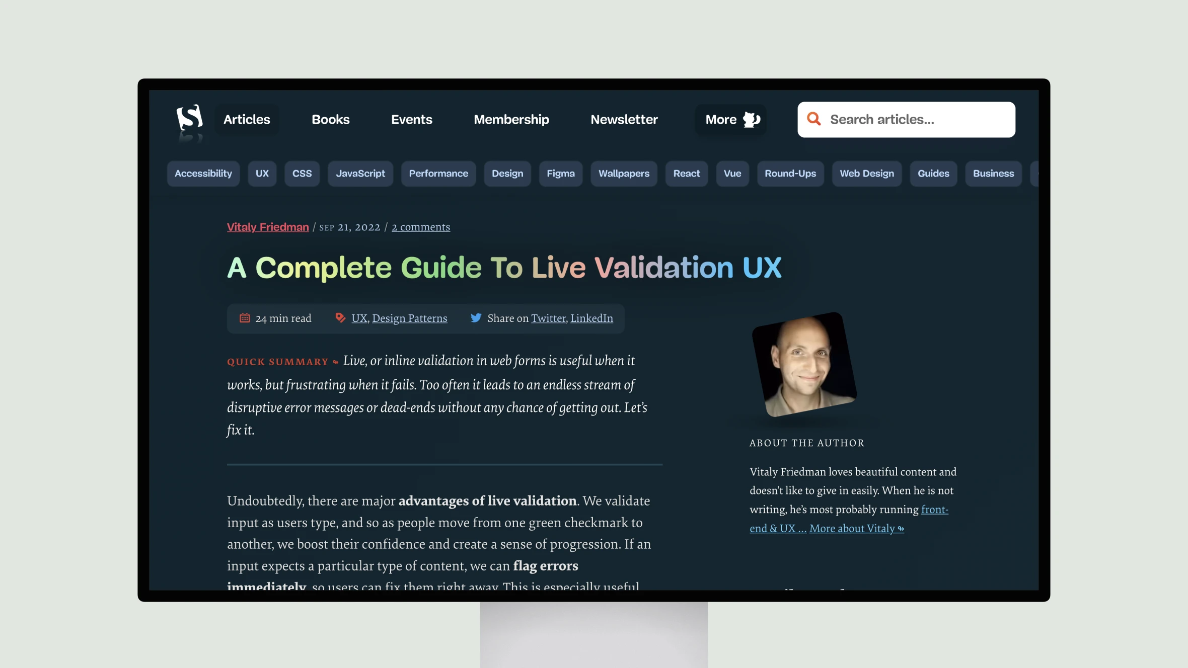 A Complete Guide To Live Validation UX