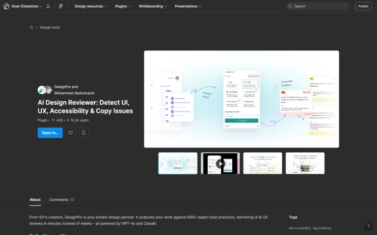 AI Design Reviewer – Enhance UI/UX, Accessibility, CTA & Copy