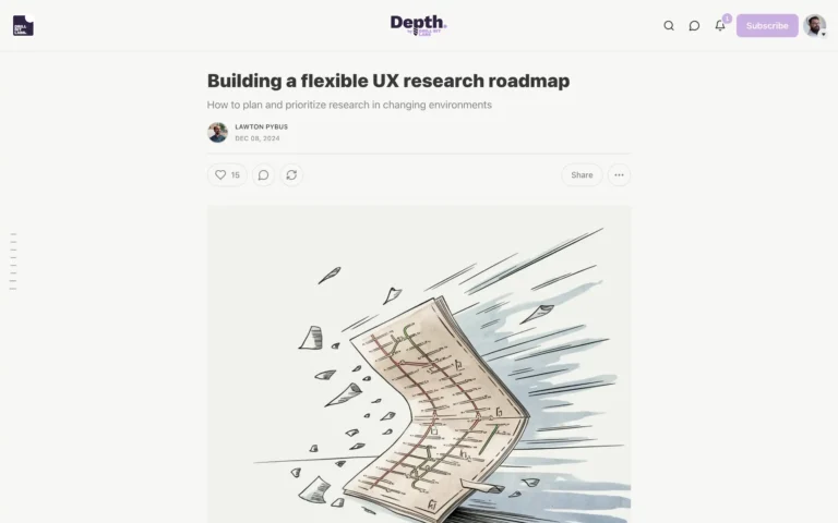 Building a flexible UX research roadmap