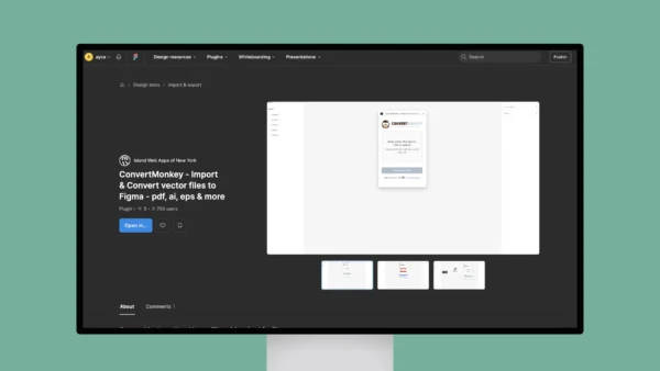 ConvertMonkey – Import & Convert vector files to Figma – pdf, ai, eps & more