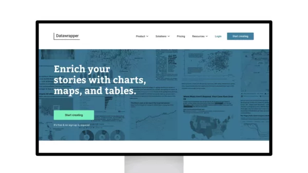 Datawrapper – Create charts, maps, and tables