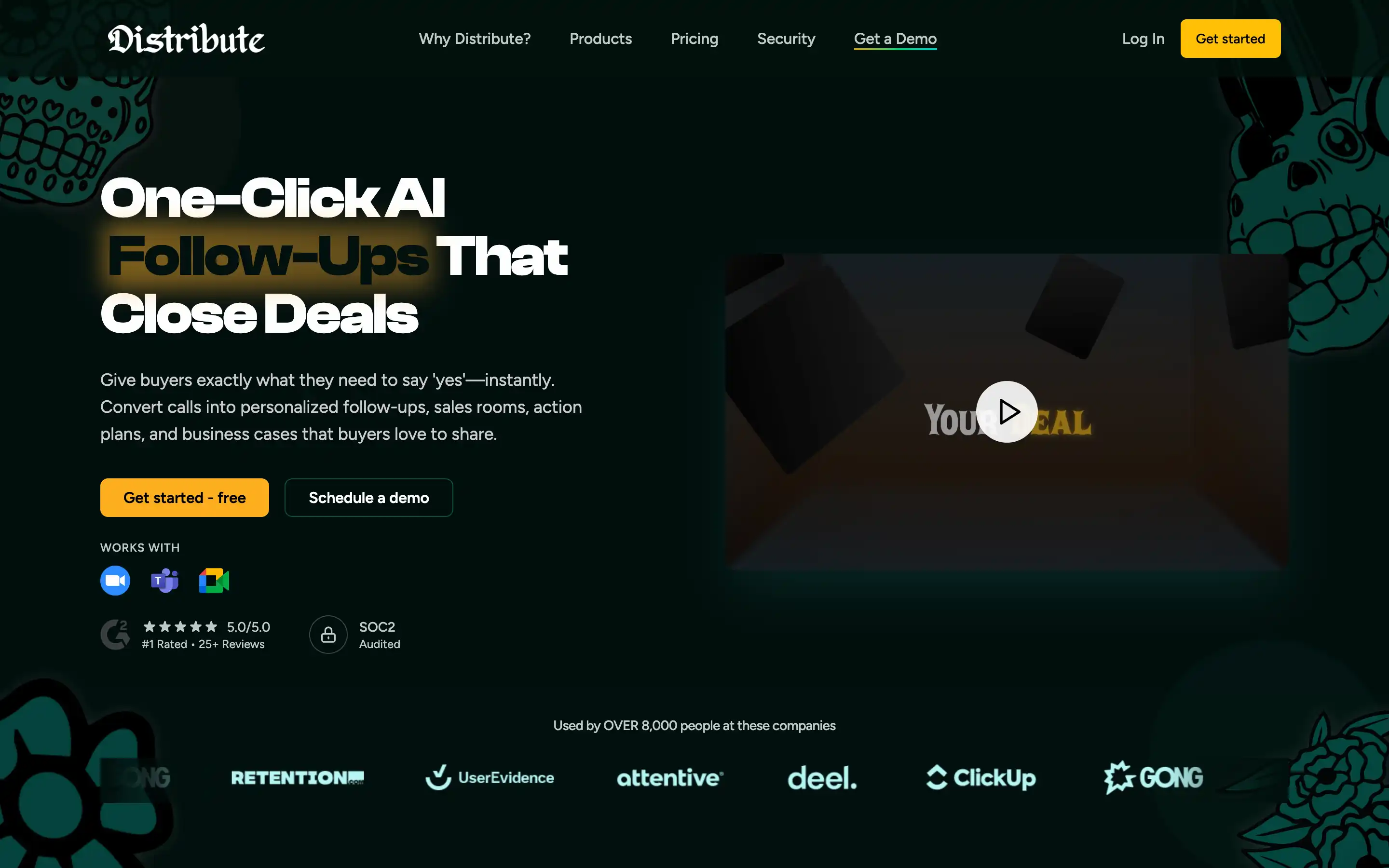 One-click AI follow-ups for closing deals.