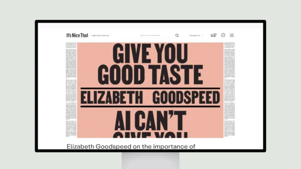 Elizabeth Goodspeed on the importance of taste – and how to acquire it