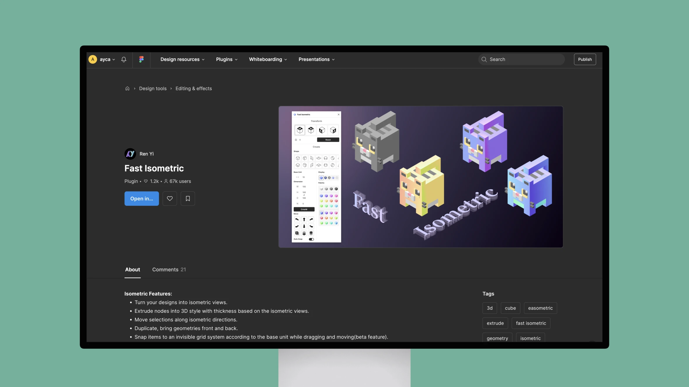 Fast Isometric – Turn your designs into isometric views