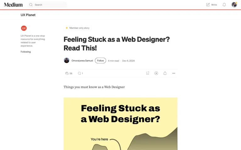 Feeling Stuck as a Web Designer? Read This!