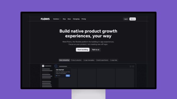 Flows – User onboarding for modern SaaS