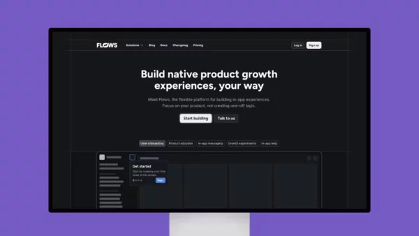 Flows – User onboarding for modern SaaS